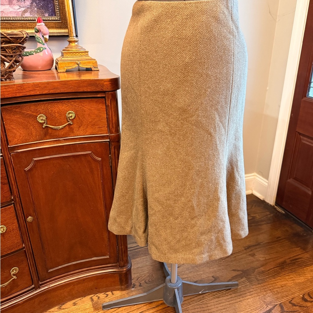 Ralph Lauren Tan A-Line Skirt